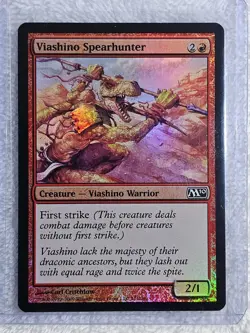MTG Viashino Spearhunter FOIL #161 Magic 2010 (M10) Magic Card NM - Image 3