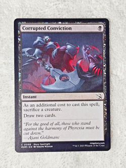MTG Corrupted Conviction March of the Machine Magic Gathering Card #98 NM - Image 2