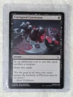 MTG Corrupted Conviction March of the Machine Magic Gathering Card #98 NM - Image 4