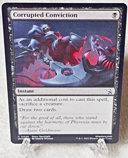 MTG Corrupted Conviction March of the Machine Magic Gathering Card #98 NM - Image 1
