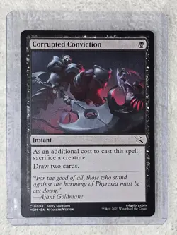 MTG Corrupted Conviction March of the Machine Magic Gathering Card #98 NM - Image 4