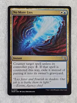 MTG No More Lies #221 Murders at Karlov Manor Magic Gathering Card U NM - Image 1