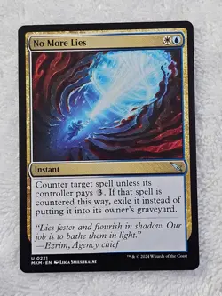 MTG No More Lies #221 Murders at Karlov Manor Magic Gathering Card U NM - Image 1