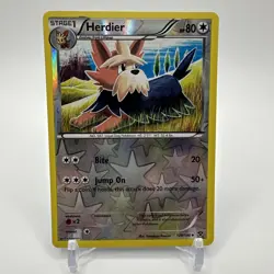 Herdier 109/146 Pokemon XY 2014 Base Set Unlimited Reverse Holo LP - Image 1