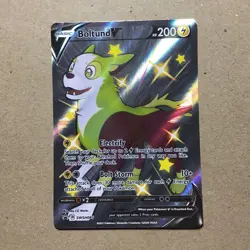 Pokemon Boltund V SWSH085 Sword & Shield BLACK STAR PROMO SHINY HOLO RARE - Image 3