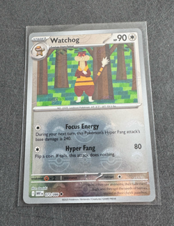 Pokemon TCG - Watchog 073/086 - Black Bolt White Flare - Pokeball Reverse Holo - Image 1