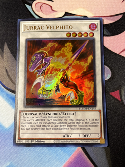 Jurrac Velphito BLMM-EN149 ULTRA RARE - Near Mint 1st Edition YUGIOH - Image 1