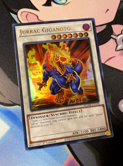 Jurrac Giganoto BLMM-EN148 ULTRA RARE - Near Mint 1st Edition YUGIOH - Image 1