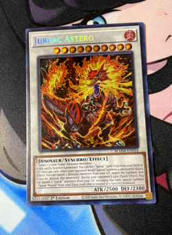 Jurrac Astero BLMM-EN018 SECRET RARE - Near Mint 1st Edition YUGIOH - Image 1