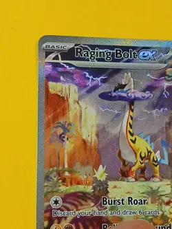 Pokemon Temporal Forces Raging Bolt ex 208/162 Special Illustration Rare - Image 4