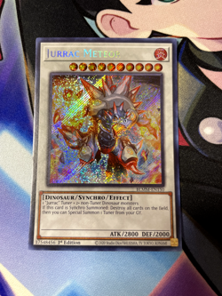 Jurrac Meteor ALT ART BLMM-EN150 SECRET RARE - Near Mint 1st Edition YUGIOH - Image 1