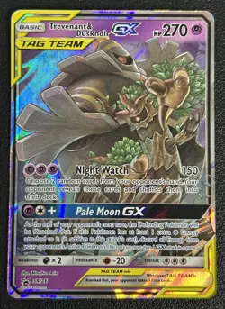 Trevenant & Dusknoir GX SM217 Black Star Promo Holo Pokemon TCG Card NM - Image 1