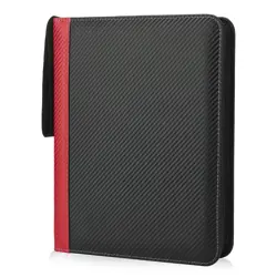 9 Pockets Trading Card Binder with Sleeves Card Organizer, 900 Double Sided P... - Image 1