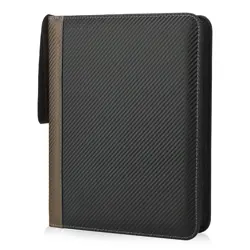 9 Pockets Trading Card Binder with Sleeves Card Organizer, 900 Double Sided P... - Image 1