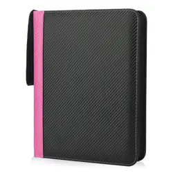 9 Pockets Trading Card Binder with Sleeves Card Organizer, 900 Double Sided P... - Image 1