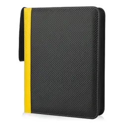 9 Pockets Trading Card Binder with Sleeves Card Organizer, 900 Double Sided P... - Image 1