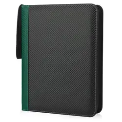 9 Pockets Trading Card Binder with Sleeves Card Organizer, 900 Double Sided P... - Image 1