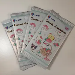 Hello Kitty Sanrio Trading Card Booster Pack Trading Cards 4 Packs New Sealed - Image 1