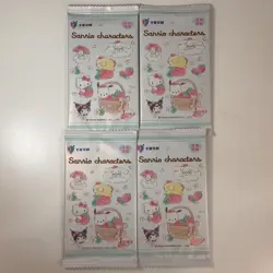 Hello Kitty Sanrio Trading Card Booster Pack Trading Cards 4 Packs New Sealed - Image 3