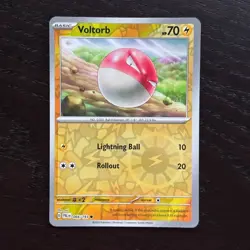 Voltorb 066/193 Pokemon Paldea Evolved SV02 Reverse Holo Common Card NM - Image 1