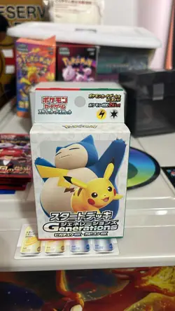 Pokemon TCG Starter Deck Generations Snorlax ex Pikachu ex Japanese - Image 1
