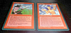 MTG German Legends (Renaissance) Rares x2 NM: Winds of Change + Tempest Efreet - Image 2