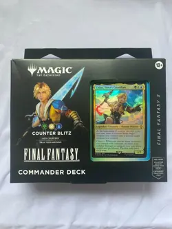 Magic MTG Final Fantasy X Counter Blitz Tidus Commander Deck with C.Booster -NEW - Image 1