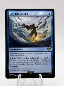 Lost Isle Calling 0061 The Lord of the Rings LTR MTG NM - Image 1
