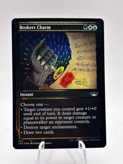 Brokers Charm 363 Gilded Foil Streets of New Capenna SNC MTG NM - Image 1