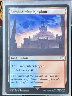 Baron, Airship Kingdom - Reg - MTG - Final Fantasy - FIN - 0273 - LAND ~ NM - Image 2
