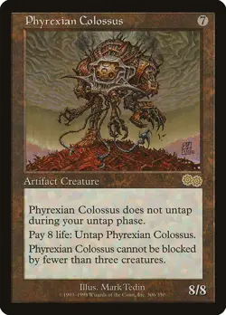 MTG Magic the Gathering Phyrexian Colossus (305/356) Urza's Saga MP - Image 1