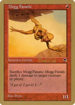 MTG Mogg Fanatic (mlp190/111) World Championship Decks 1999 HP - Image 1