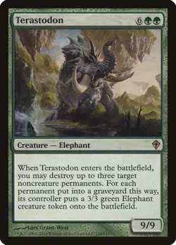 MTG Magic the Gathering Terastodon (115/151) Worldwake MP - Image 1