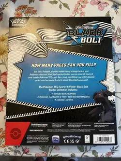 Pokemon Scarlet & Violet Black Bolt Binder Collection - Image 2