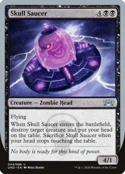MTG Magic the Gathering Skull Saucer (44/107) Unsanctioned LP - Image 1