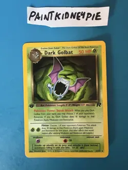 Pokemon TCG - Dark Golbat 24/82 Non-Holo 1st Edition Team Rocket - Image 1