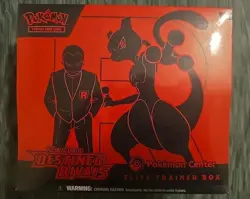 Pokemon Destined Rivals Pokemon Center Exclusive ETB Elite Trainer Box - Image 1