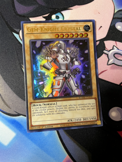 Gem-Knight Crystal BLMM-EN100 ULTRA RARE - Near Mint 1st Edition YUGIOH - Image 2