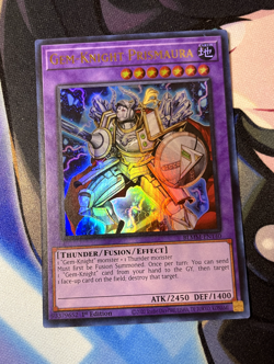 Gem-Knight Prismaura BLMM-EN140 ULTRA RARE - Near Mint 1st Edition YUGIOH - Image 2