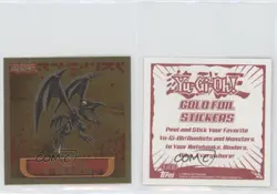 Red-eyes B Dragon Topps YuGiOh Sticker Collection Gold Foil #4 2002 06st - Image 3