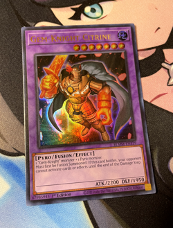 Gem-Knight Citrine BLMM-EN139 ULTRA RARE - Near Mint 1st Edition YUGIOH - Image 2