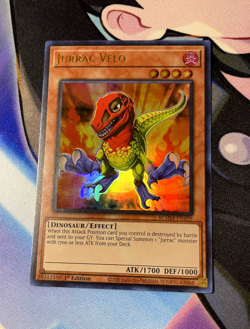 Jurrac Velo BLMM-EN105 ULTRA RARE - Near Mint 1st Edition YUGIOH - Image 1