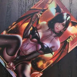 Final Fantasy VII 7 TIFA LOCKART Sexy Succubus Bats Holo Foil ACG Card C509 - Image 4