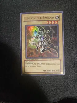 Elemental Hero Sparkman Ultra Rare YSD-ENS01 LP Yugioh - Image 1