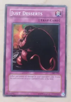 Yu-Gi-Oh Card Just Dessert Trap - Image 1