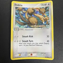 Dodrio 26/106 Pokemon TCG Card Ex Emerald Reverse Holo Stamped Near Mint NM - Image 1