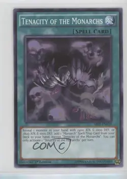 Tenacity of the Monarchs 1st Ed. YuGiOh Emperor Darkness Structure Deck mp7 - Image 1