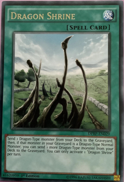 Dragon Shrine - DPRP-EN029 Rare 1st Edition YuGiOh TCG Card - Image 1