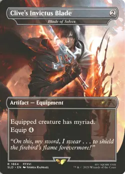 MTG Clive's Invictus Blade (1864) *Non-Foil* Secret Lair: Final Fantasy MT/NM - Image 1