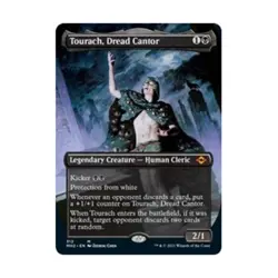 WOTC MtG Modern Horizons 2 Tourach, Dread Cantor (Borderless) (MR) (Foil) NM - Image 1